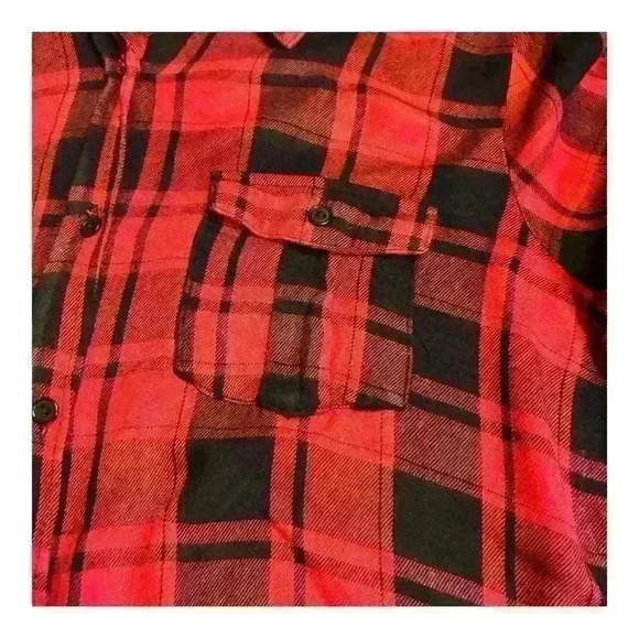 No Boundaries Women's Plaid Shirt size GIRLS XL (15-17) Great condition - Picture 6 of 7